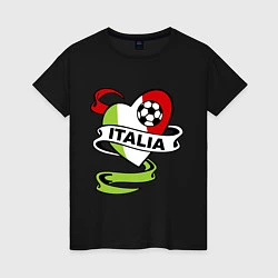 Женская футболка Italia Football