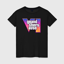 Женская футболка GTA 6 logo