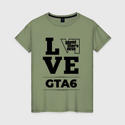 Женская футболка GTA6 love classic