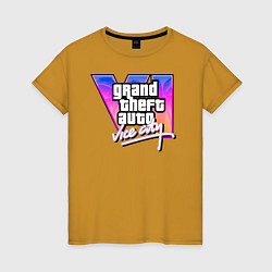 Женская футболка Gta 6 vice city