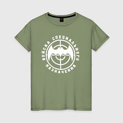 Женская футболка Разведка - спецназ ГРУ