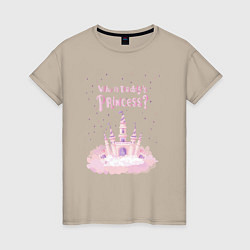Женская футболка Папочкина принцесса