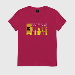 Женская футболка Depeche Mode - Black Celebration tour logo