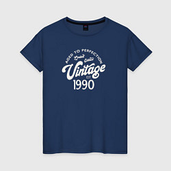 Женская футболка 1990 год - выдержанный до совершенства