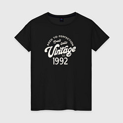 Женская футболка 1992 год - выдержанный до совершенства
