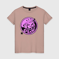 Женская футболка Violet Gagarin