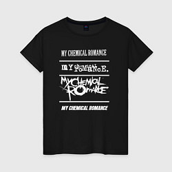 Женская футболка My Chemical Romance rock band