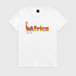 Женская футболка Цвет Африки