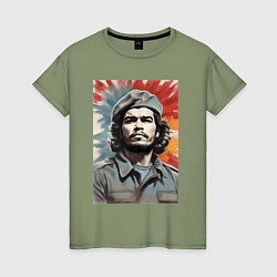 Женская футболка Портрет Че Гевара