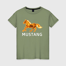 Женская футболка Mustang firely art