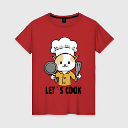 Женская футболка Давайте готовить