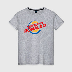 Женская футболка Ronaldo burger