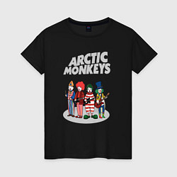 Женская футболка Arctic Monkeys clowns