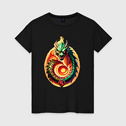Женская футболка Танец дракона