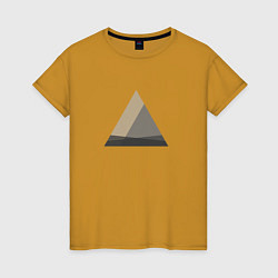 Женская футболка Минималистичные треугольники