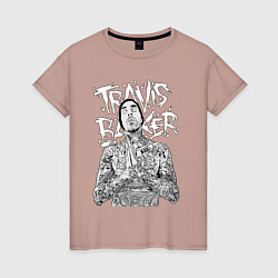 Женская футболка Travis Barker