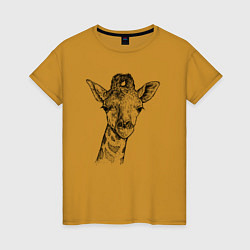 Женская футболка Жирафёнок