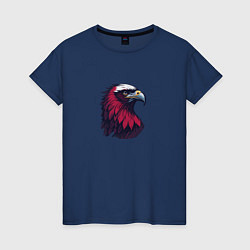 Женская футболка Красочный орел