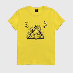 Женская футболка Dead deer