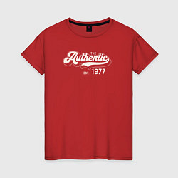 Женская футболка Authentic 1977
