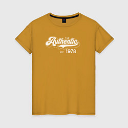 Женская футболка Authentic 1978