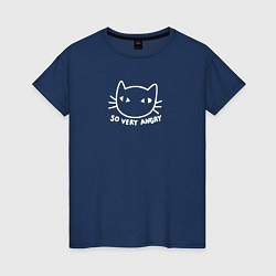 Женская футболка So very angry cat