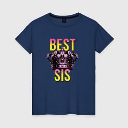 Женская футболка Best sis