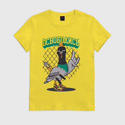 Женская футболка Освободись