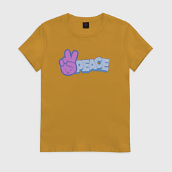 Женская футболка Peace