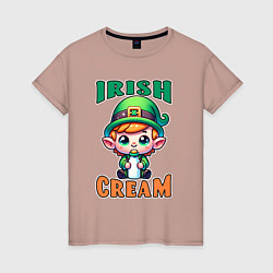 Женская футболка Irish Cream