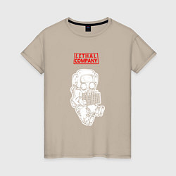 Женская футболка Lethal Company: Worker