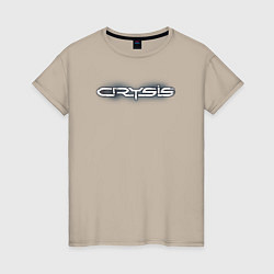 Женская футболка Crysis логотип