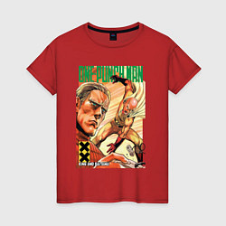 Женская футболка One-Punch Man: Сайтама и Кинг