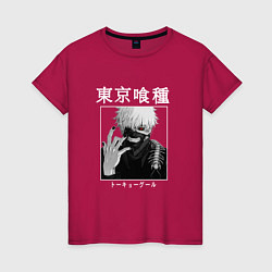 Женская футболка Аниме Токийский гуль Канеки Кен