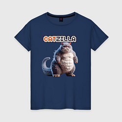 Женская футболка Catzilla boss