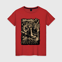 Женская футболка Nirvana Aneurysm