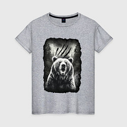 Женская футболка Большой Медведь