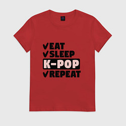 Женская футболка Есть спать kpop опять