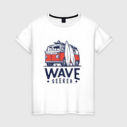 Женская футболка Wave seeker