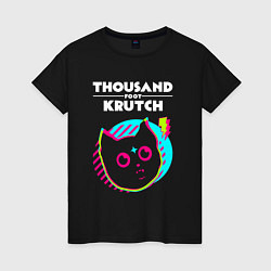 Женская футболка Thousand Foot Krutch rock star cat