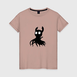 Женская футболка Hollow Knight - маленький призрак