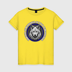 Женская футболка Мемный волк-одна ошибка и ты ошибся