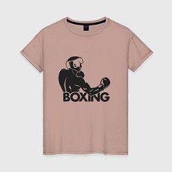 Женская футболка Бокс хук