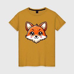 Женская футболка Мордочка лисы