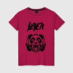 Женская футболка Slayer - rock panda