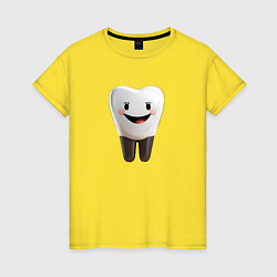 Женская футболка Улыбающийся зуб
