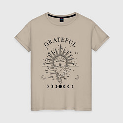 Женская футболка Grateful