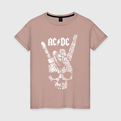 Женская футболка AC DC - highway to hell