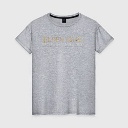 Женская футболка Elden ring shadow of the erdtree logo