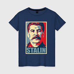 Женская футболка Face Stalin